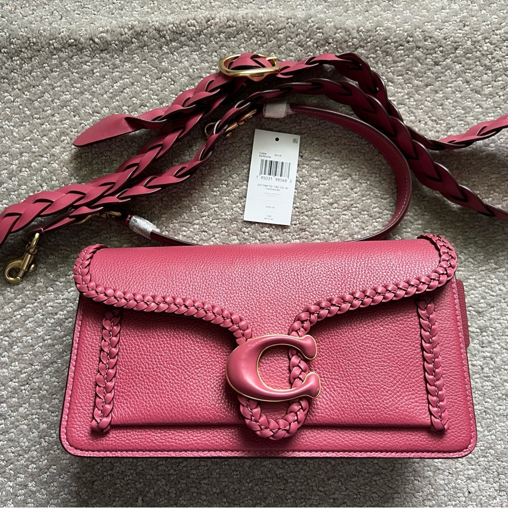 Coach Braided Tabby Shoulder Bag in color Rogue - CJ838